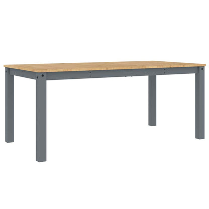 7 Piece Dining Set PANAMA Grey Solid Wood Pine