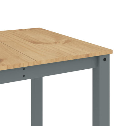 7 Piece Dining Set PANAMA Grey Solid Wood Pine