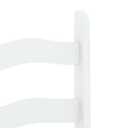 7 Piece Dining Set PANAMA White Solid Wood Pine