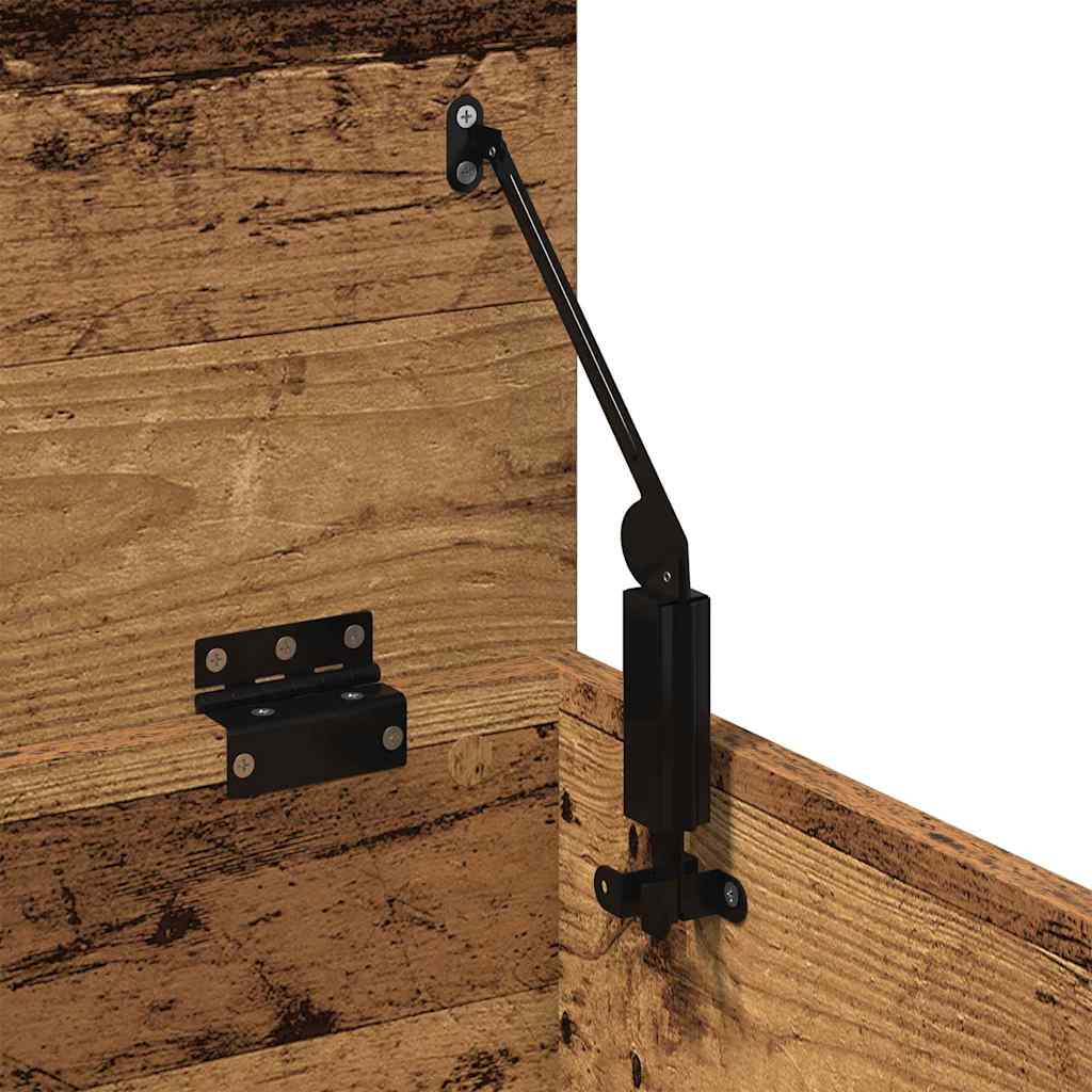 Storage Box Old Wood 60 x 35 x 35 cm Engineered Wood