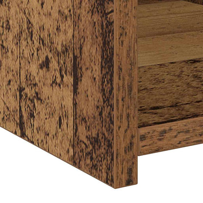 Bookcase with Drawer Old Wood 30 x 42.4 x 185.2 cm