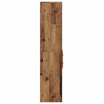 Bookcase with Drawer Old Wood 30 x 42.4 x 185.2 cm