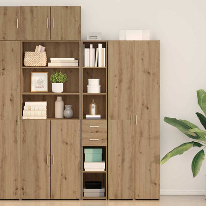 Bookcase with Drawer Artisan Oak 30 x 42.4 x 185.2 cm