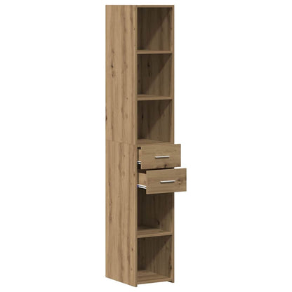 Bookcase with Drawer Artisan Oak 30 x 42.4 x 185.2 cm