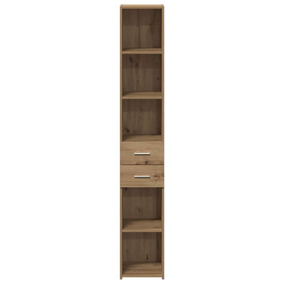 Bookcase with Drawer Artisan Oak 30 x 42.4 x 185.2 cm