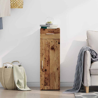 Sideboard with Drawer Old Wood 30 x 42.5 x 93 cm
