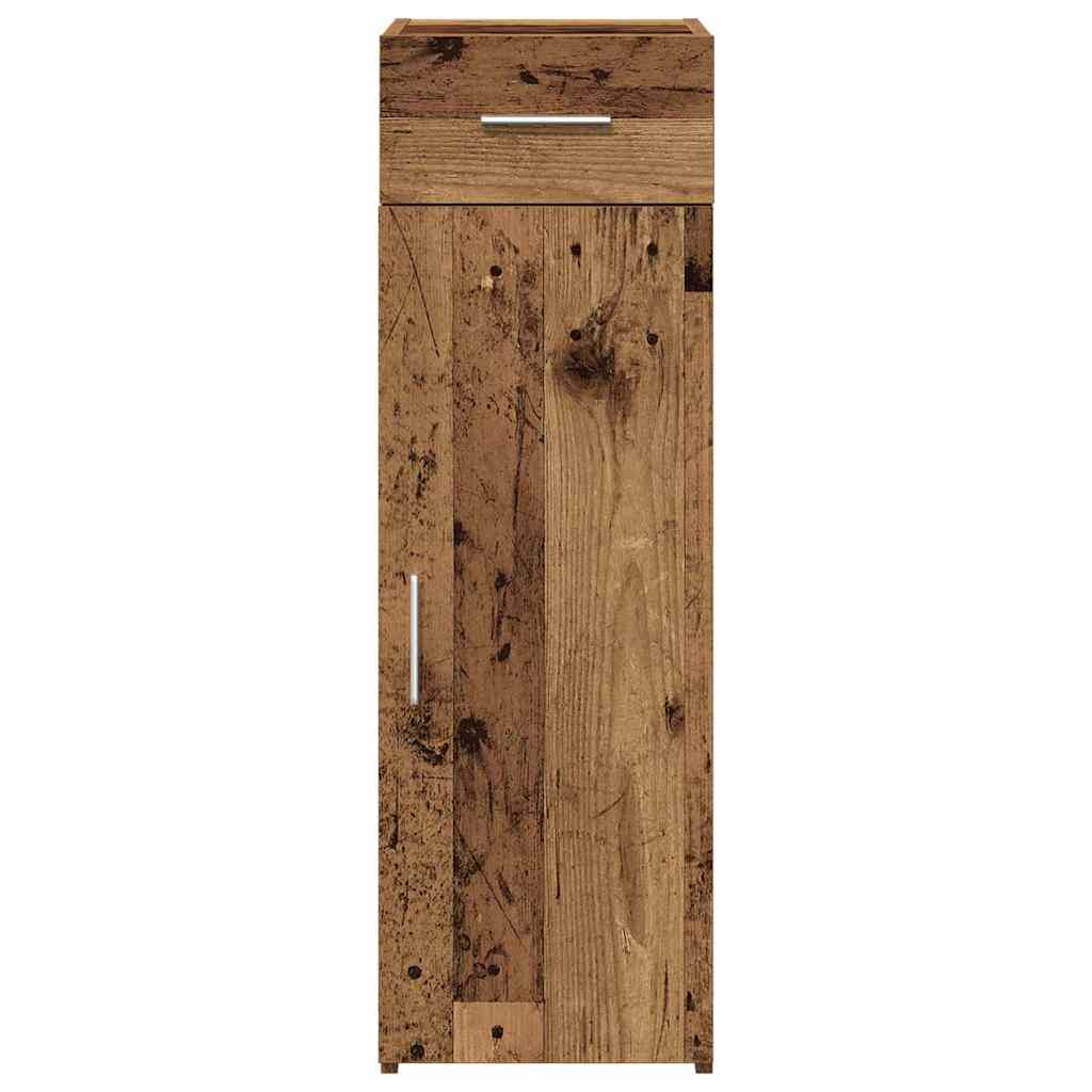 Sideboard with Drawer Old Wood 30 x 42.5 x 93 cm