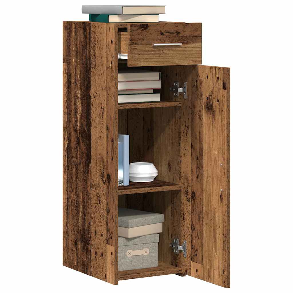 Sideboard with Drawer Old Wood 30 x 42.5 x 93 cm