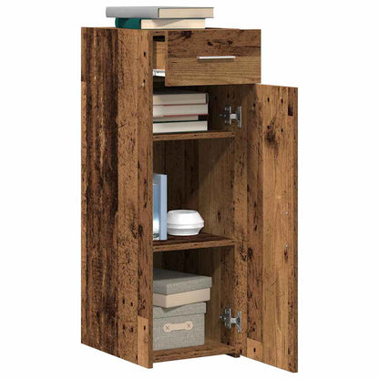 Sideboard with Drawer Old Wood 30 x 42.5 x 93 cm
