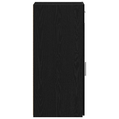 Sideboard with Drawer Black Oak 30 x 42.5 x 93 cm