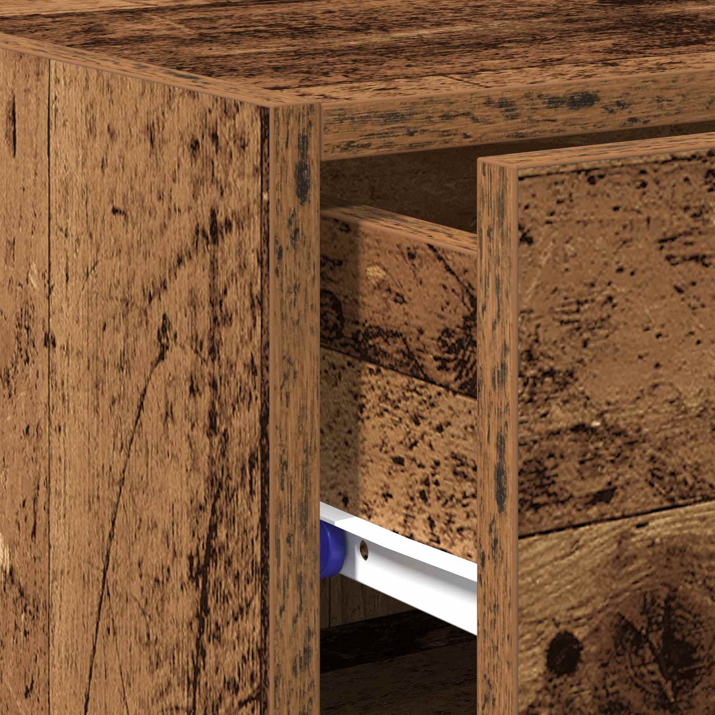 Sideboard with Drawer Old Wood 50 x 42.5 x 93 cm