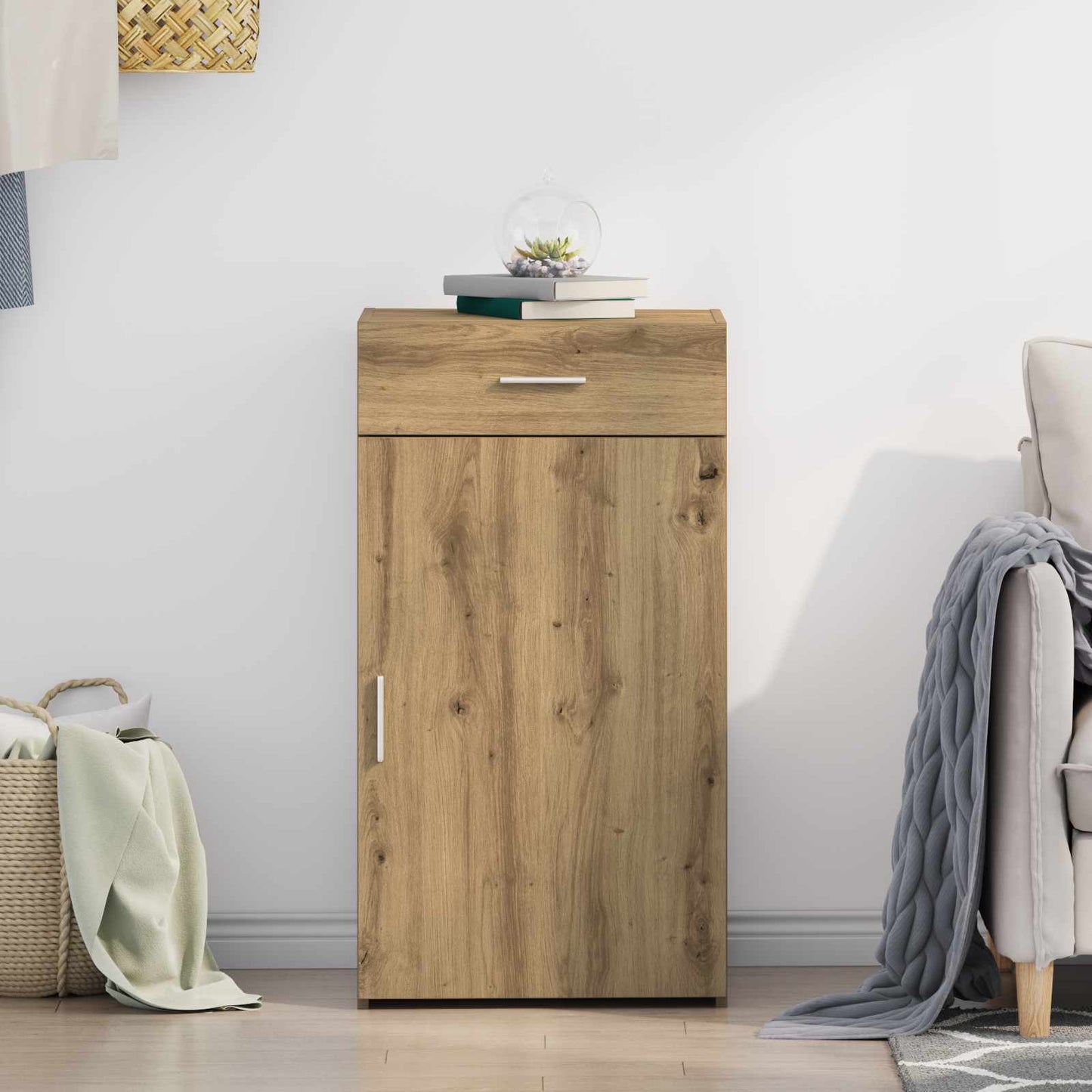 Sideboard with Drawer Artisan Oak 50 x 42.5 x 93 cm