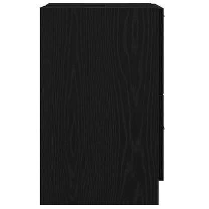 Bathroom Cabinet Black Oak 40 x 37 x 59 cm Engineered wood