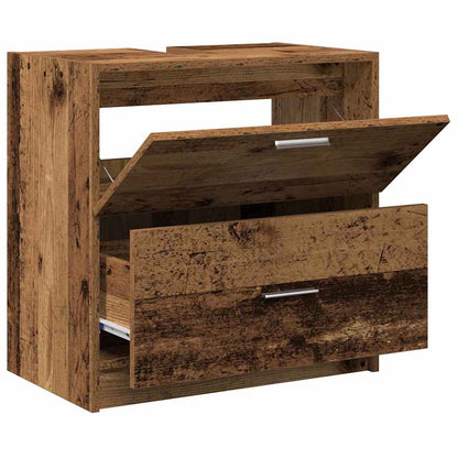 Bathroom Cabinet Old Wood 59 x 37 x 59 cm Engineered wood