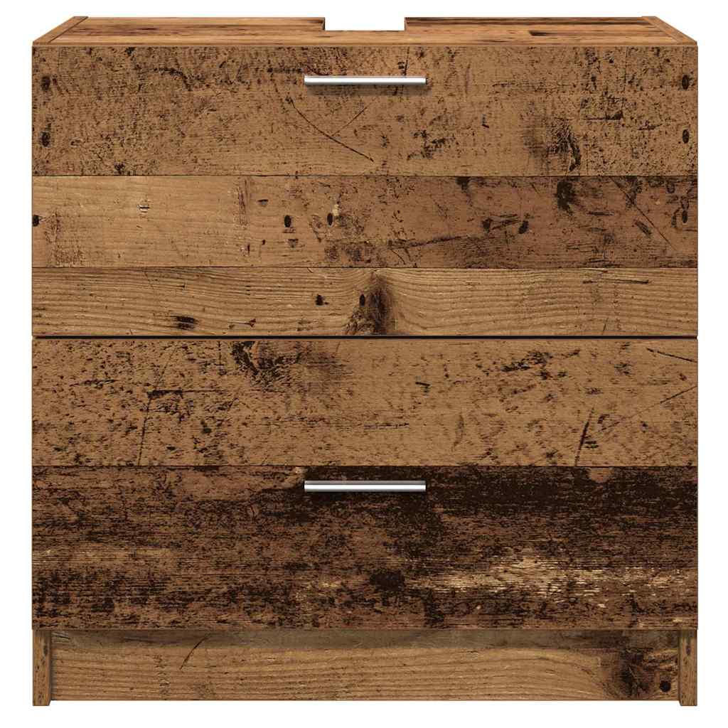 Bathroom Cabinet Old Wood 59 x 37 x 59 cm Engineered wood