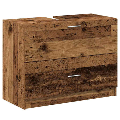 Bathroom Cabinet Old Wood 78 x 37 x 59 cm Engineered wood