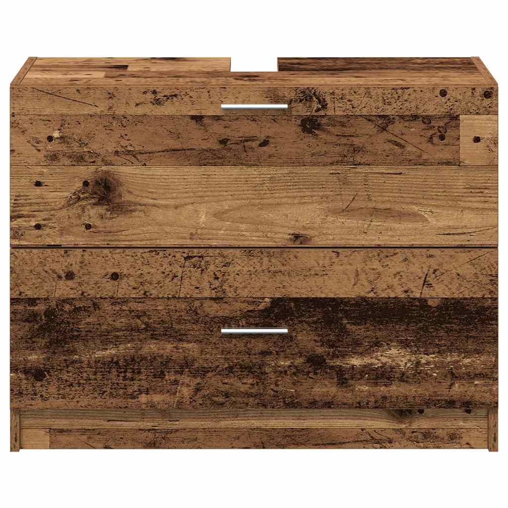 Bathroom Cabinet Old Wood 78 x 37 x 59 cm Engineered wood