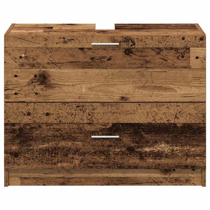 Bathroom Cabinet Old Wood 78 x 37 x 59 cm Engineered wood
