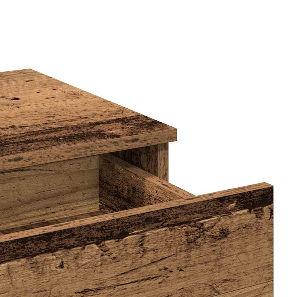 Dressing Table Old Wood 100 x 40 x 130 cm Engineered Wood