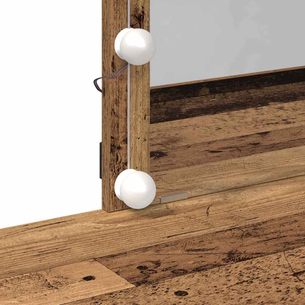 Dressing Table Old Wood 100 x 40 x 130 cm Engineered Wood