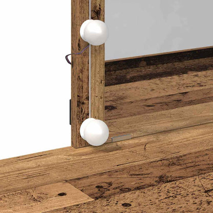 Dressing Table Old Wood 100 x 40 x 130 cm Engineered Wood