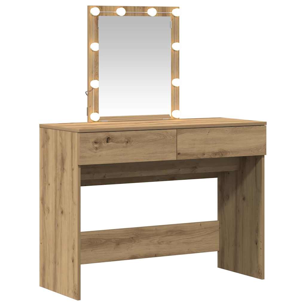 Dressing Table Artisan Oak 100 x 40 x 130 cm Engineered Wood
