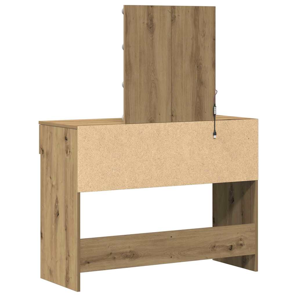 Dressing Table Artisan Oak 100 x 40 x 130 cm Engineered Wood