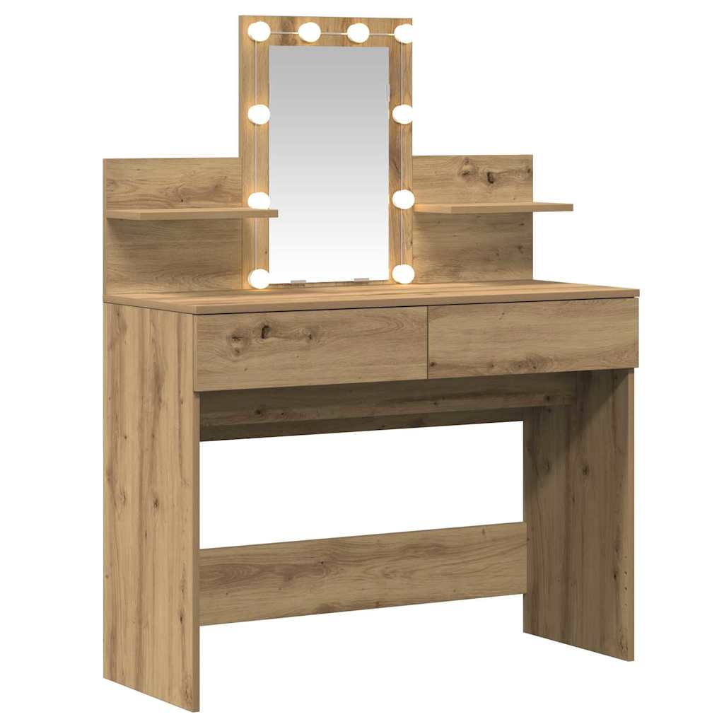 Dressing Table Artisan Oak 100 x 40 x 130 cm Engineered Wood