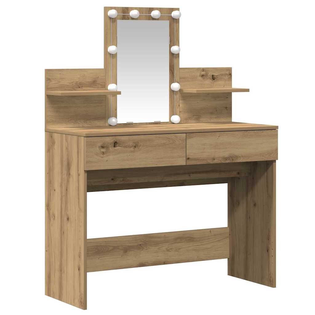 Dressing Table Artisan Oak 100 x 40 x 130 cm Engineered Wood