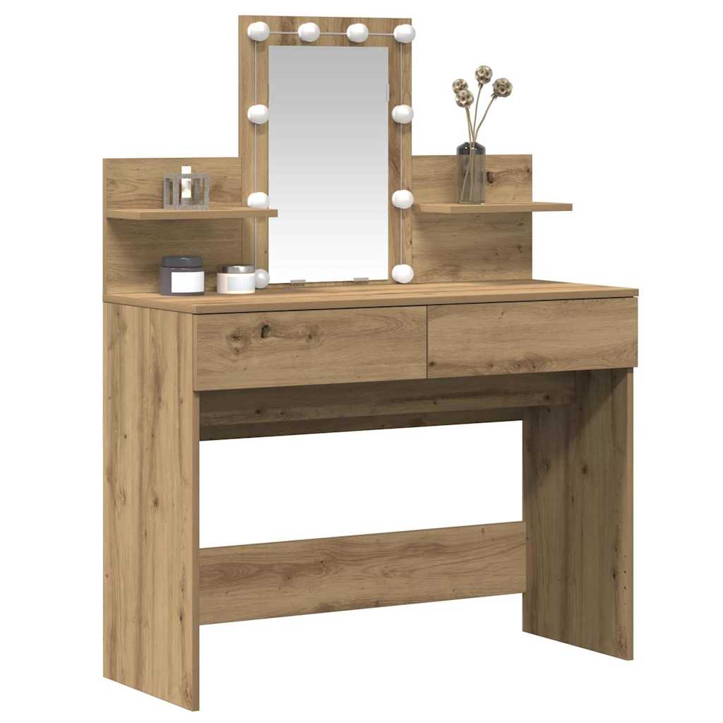 Dressing Table Artisan Oak 100 x 40 x 130 cm Engineered Wood