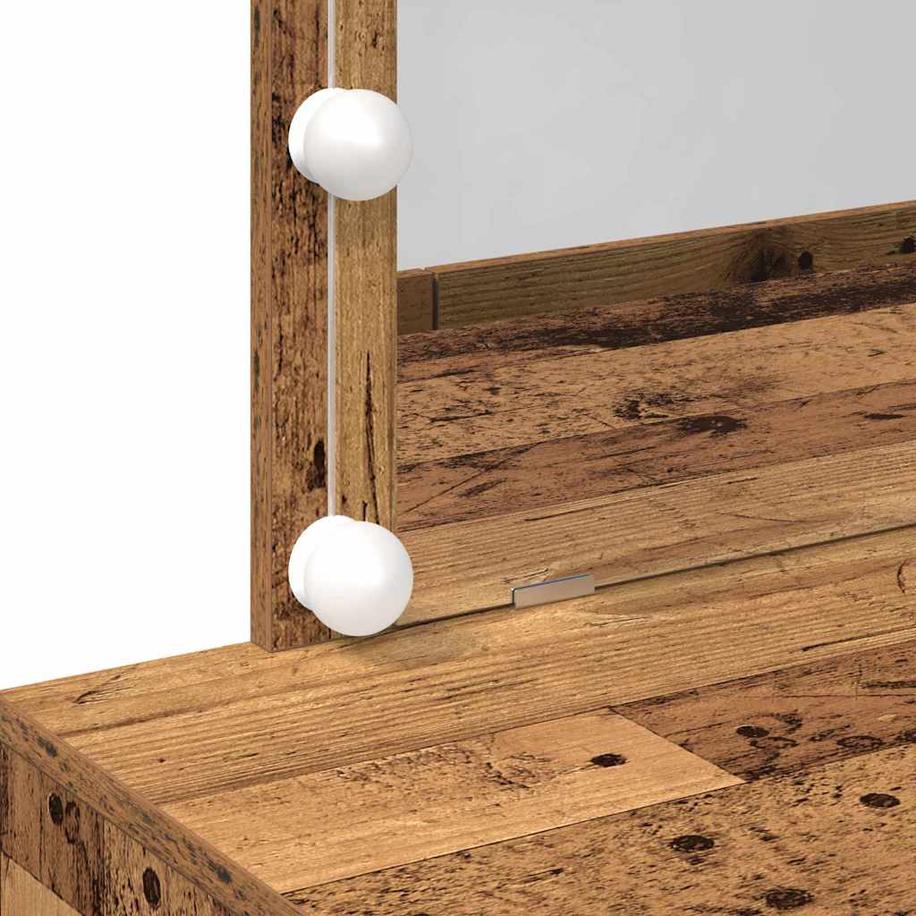 Dressing Table Old Wood 100 x 40 x 120 cm Engineered Wood