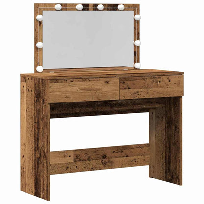 Dressing Table Old Wood 100 x 40 x 120 cm Engineered Wood