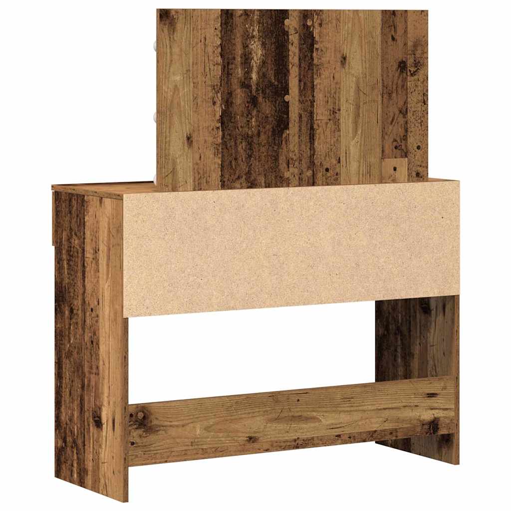 Dressing Table Old Wood 100 x 40 x 120 cm Engineered Wood
