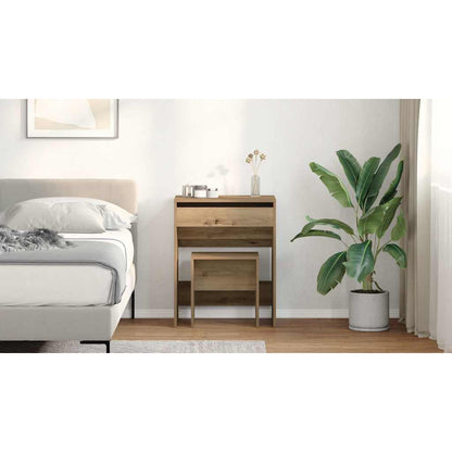 Dressing Table Artisan oak 60 x 40 x 75 cm Engineered wood