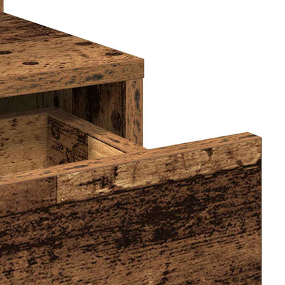 Dressing Table Old Wood 80 x 35 x 132 cm Engineered Wood