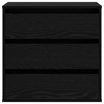 Drawer Cabinet Black 61 x 41 x 58 cm Engineered Wood