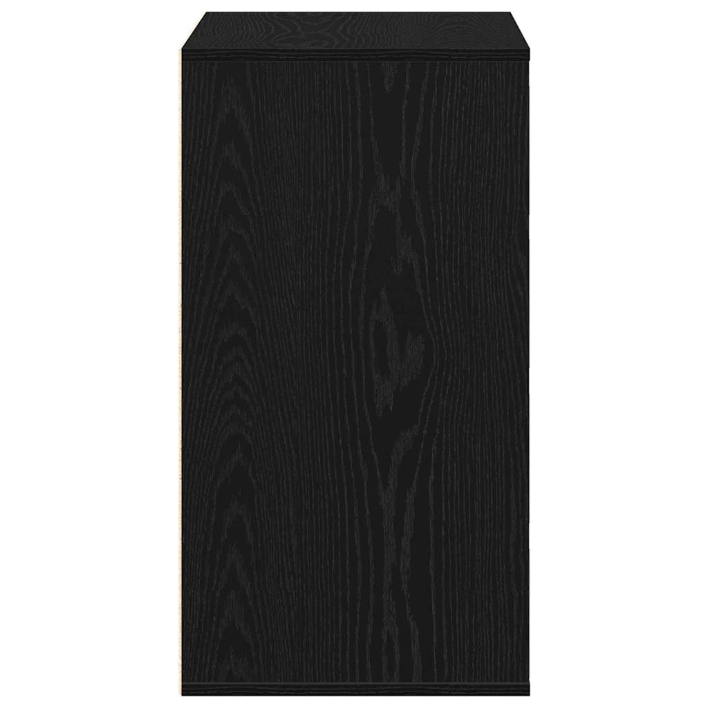 Drawer Cabinet Black 60 x 41 x 76 cm Engineered Wood
