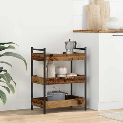 Kitchen Trolley Old wood 50 x 30 x 70 cm Engineered Wood