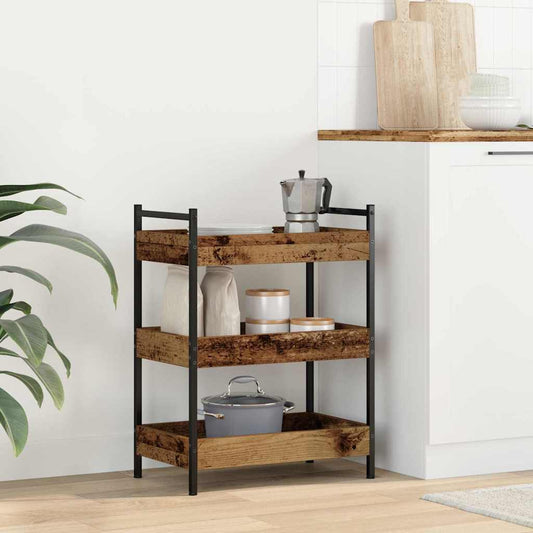 Kitchen Trolley Old wood 50 x 30 x 70 cm Engineered Wood
