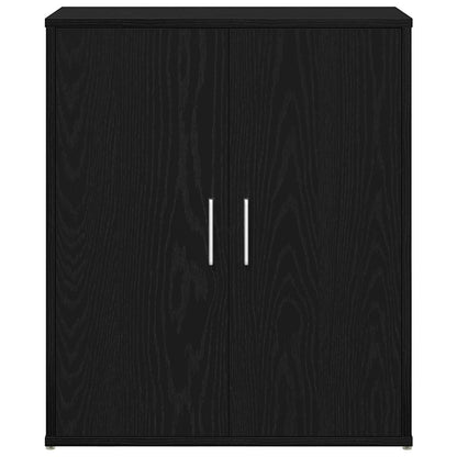 Sideboard Black Oak 60x31x70 cm Engineered Wood