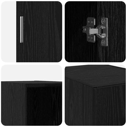 Wall-Mounted Cabinet Black Oak 30 x 42.5 x 39.5 cm