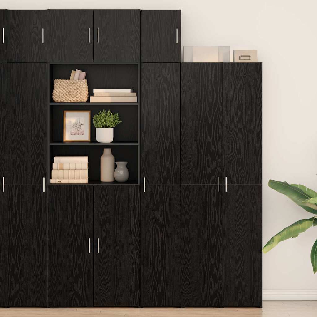 Wall-Mounted Cabinet Wall-mounted Black Oak 30 x 42.5 x 39.5 cm