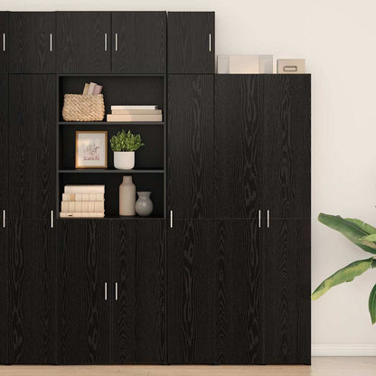 Wall-Mounted Cabinet Black Oak 30 x 42.5 x 39.5 cm
