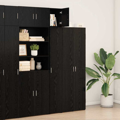 Wall-Mounted Cabinet Black Oak 30 x 42.5 x 39.5 cm
