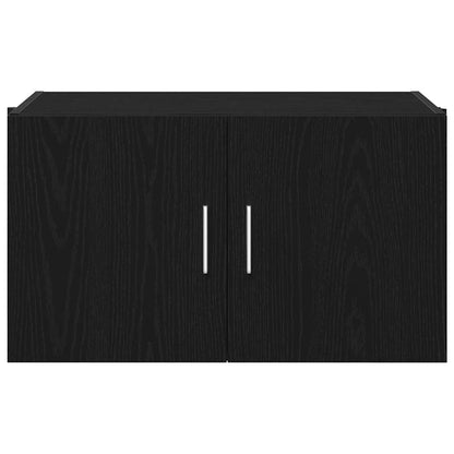 Wall Cabinet Black oak 70 x 42.5 x 40 cm Engineered wood