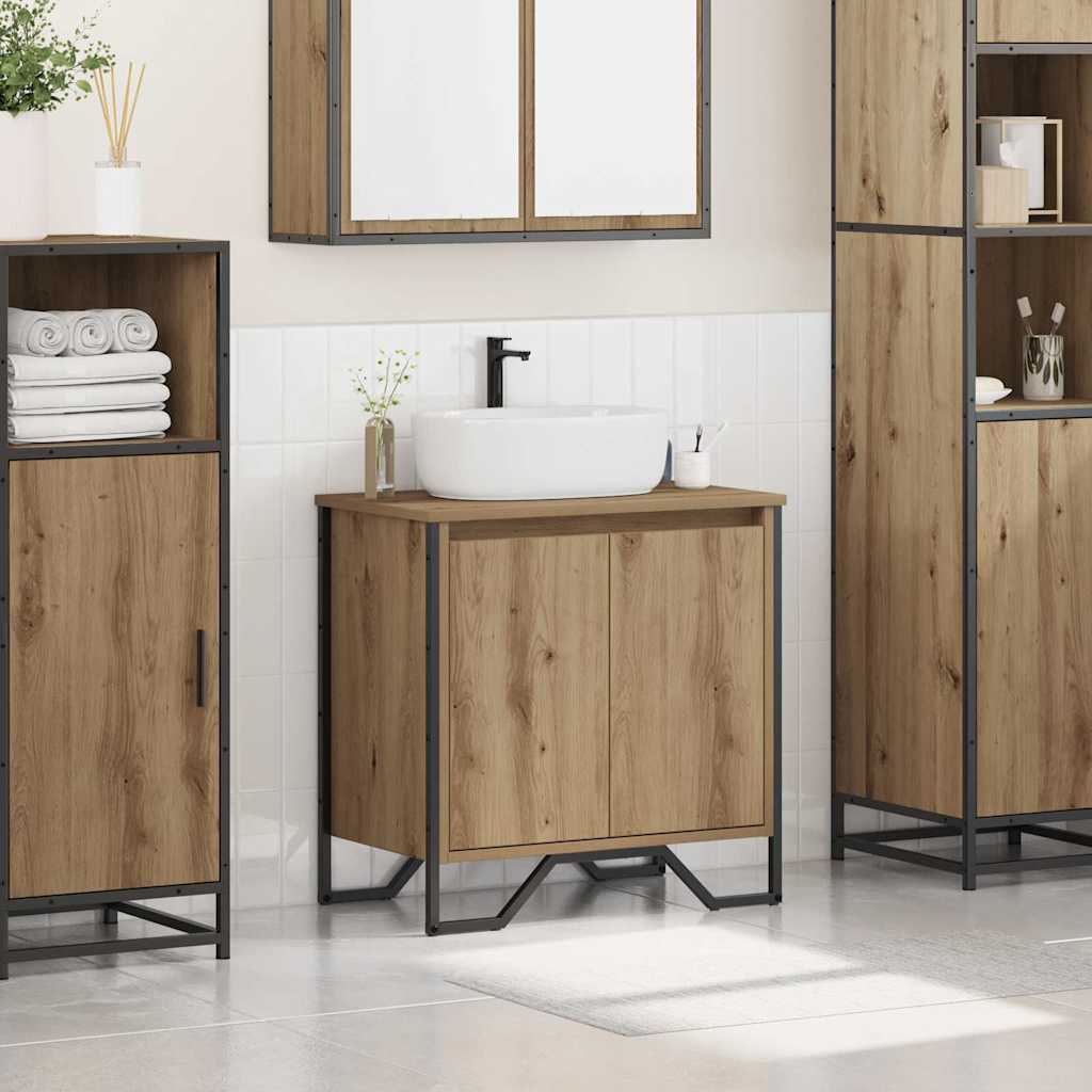 Bathroom Sink Cabinet Artisan Oak 60 x 35 x 60 cm