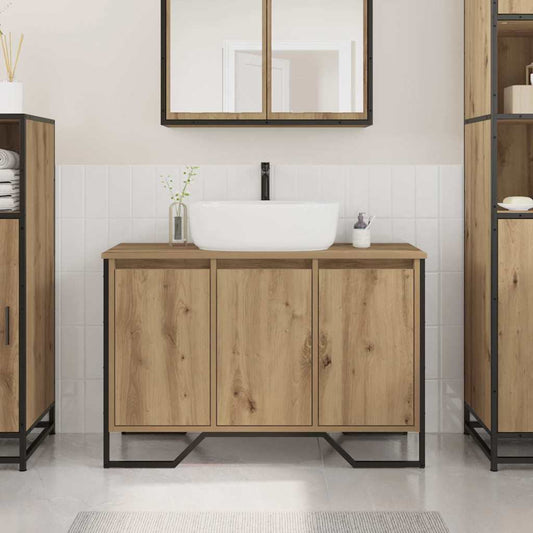 Bathroom Sink Cabinet Artisan Oak 91 x 35 x 60 cm