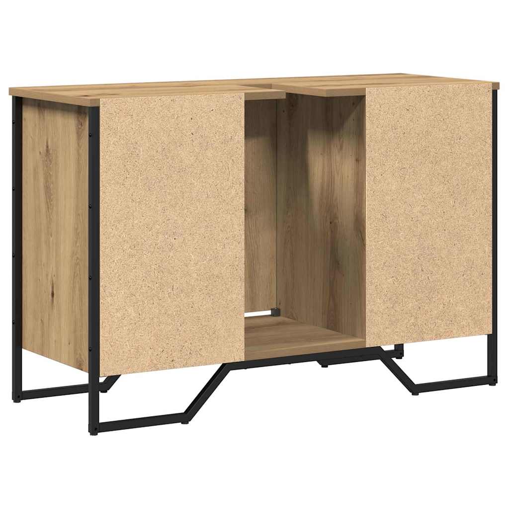 Bathroom Sink Cabinet with Shelf Artisan Oak 91 x 35 x 60 cm