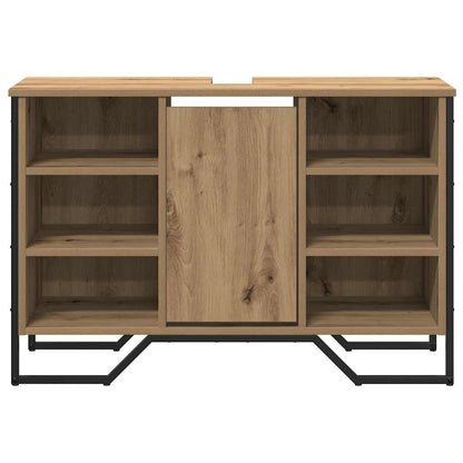 Bathroom Sink Cabinet with Shelf Artisan Oak 91 x 35 x 60 cm