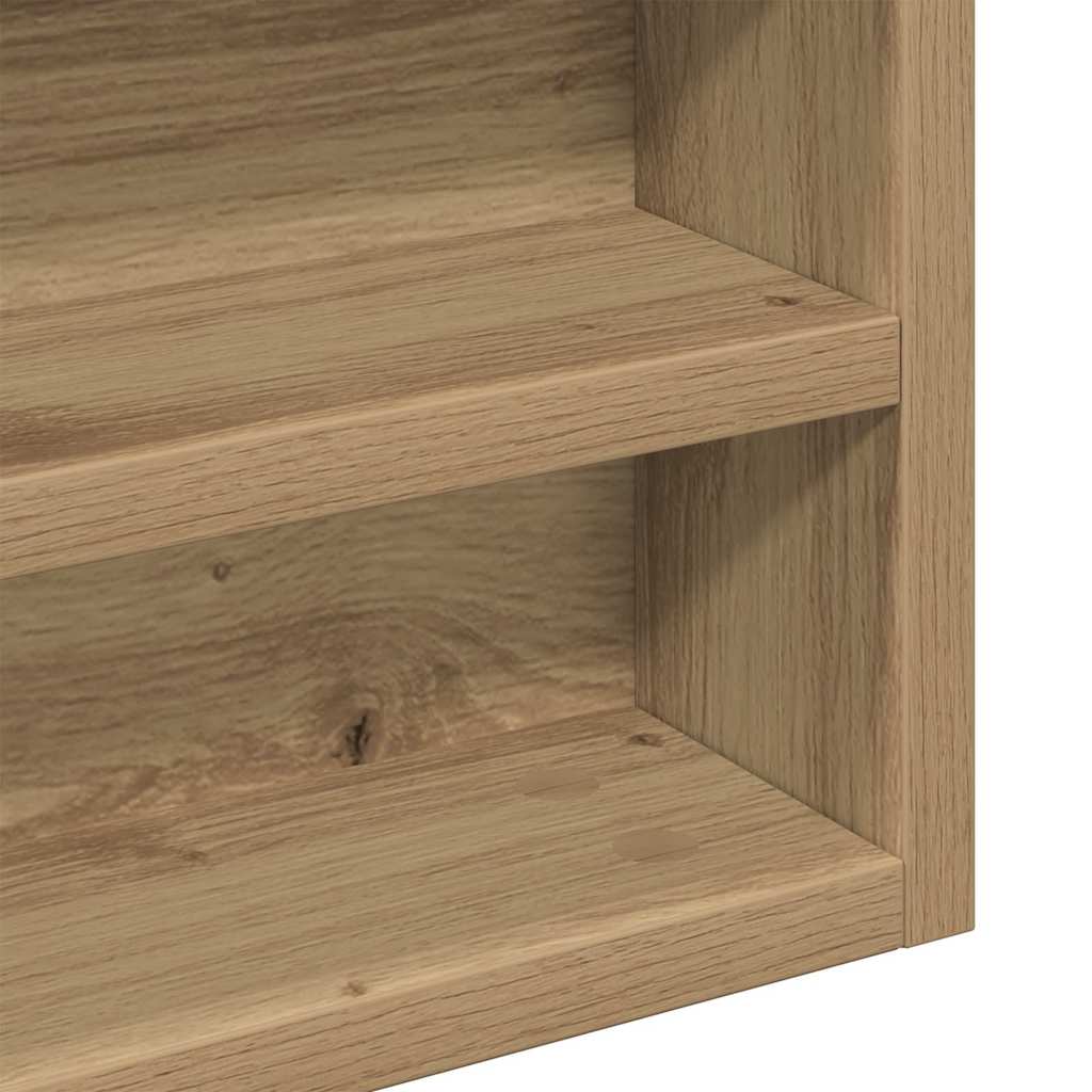 Display Cabinet Artisan Oak 100 x 8.5 x 75 cm Engineered Wood